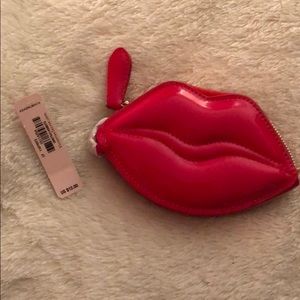 Bright red lip coin purse from VS!